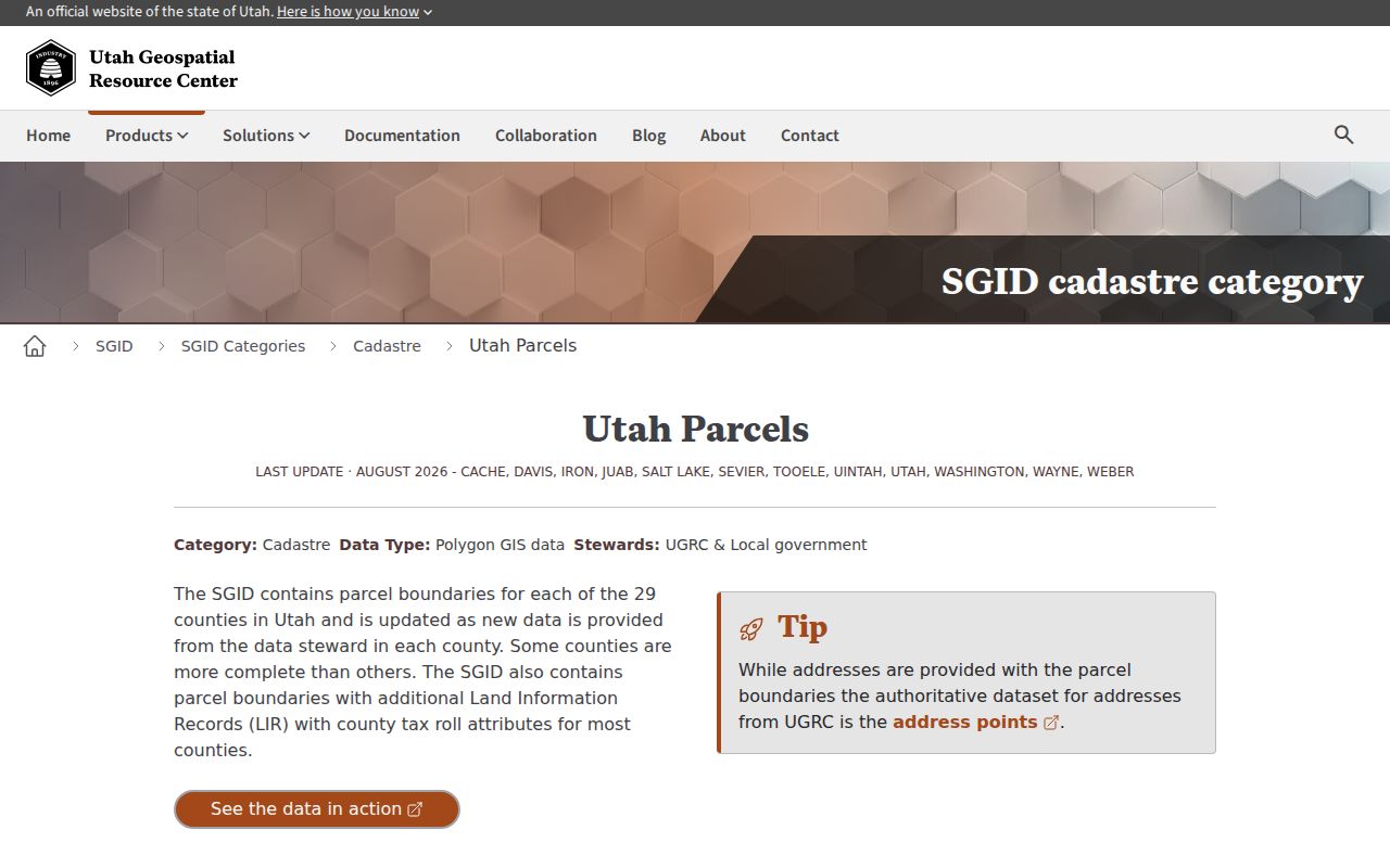 Hurricane street directory parcel search